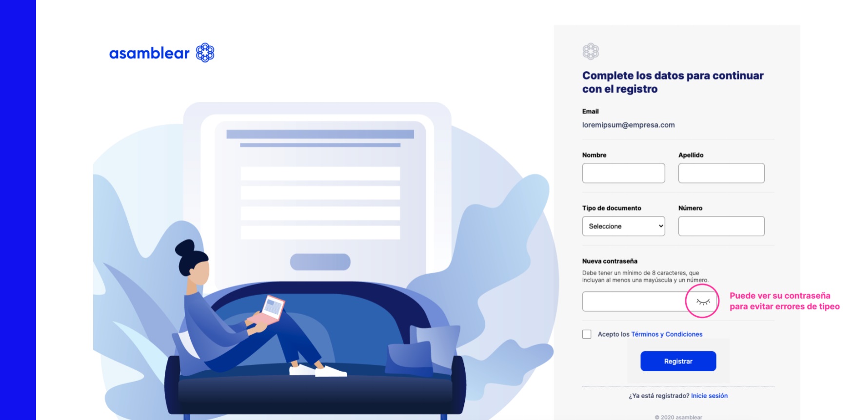 Pasos para inscribirse en la Asamblea Virtual en Ferro - Paso 3 Pasos para inscribirse en la Asamblea Virtual en Ferro - Paso 3